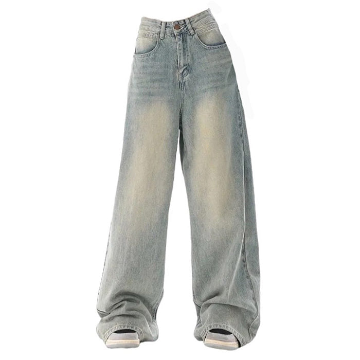 90's Light Wash Baggy Jeans - Vintage Y2K Style for Effortless Grunge Aesthetic Outfits