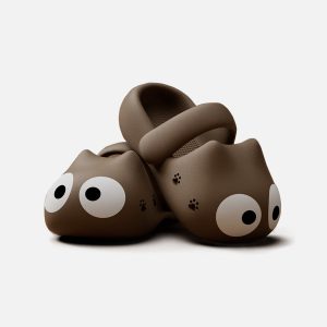 Adorable Big Eye Cat Slippers for Cozy Y2K Aesthetic and Cute Home Vibes