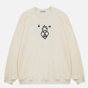 Adorable Bunny Print Y2K Hoodie - Cozy Cute Top for Aesthetic Outfits