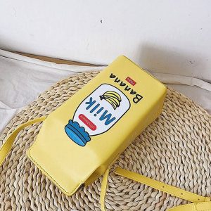 Adorable Cartoon Crossbody Bag - Y2K Aesthetic Cute Accessory for Trendy Outfits