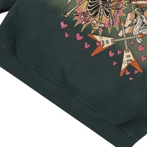 Battle of the Hearts Y2K Hoodie - Cute Grunge Aesthetic Top for Cozy Outfits