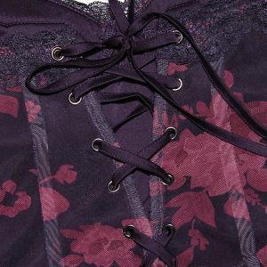 Berry Bouquet Backless Floral Dress - Y2K Aesthetic with Coquette Style Charm