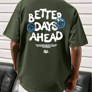 Better Days Ahead Y2K Graphic Tee - Cute Pastel Aesthetic Top for Trendy Outfits