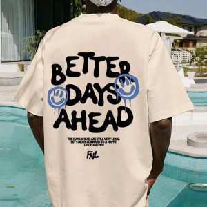 Better Days Ahead Y2K Graphic Tee - Cute Pastel Aesthetic Top for Trendy Outfits