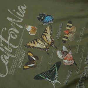 California Butterfly Garden Y2K Aesthetic Sweatshirt - Cute and Comfy Fashion Top