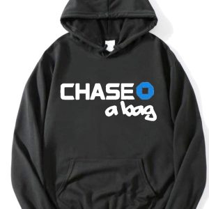 Chase A Bag Y2K Aesthetic Hooded Sweatshirt for Comfy Grunge Style Outfits