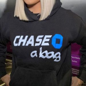 Chase A Bag Y2K Aesthetic Hooded Sweatshirt for Comfy Grunge Style Outfits