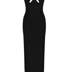 Chic Cut-Out Glamour Dress for Y2K Fashion Lovers and Coquette Aesthetic Enthusiasts