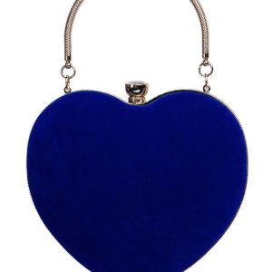 Chic Heart-Shaped Clutch for Y2K Fashion Lovers - Perfect for Coquette Aesthetic Outfits