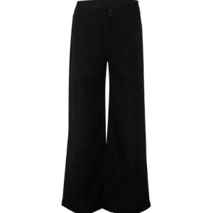 Chic High Rise Flared Straight Leg Pants for Y2K Aesthetic and Grunge Style Outfits