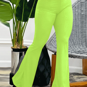 Chic High Waist Flared Pants for Y2K Aesthetic and Grunge Style Outfits