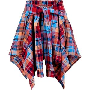 Chic Plaid Midi Skirt for Y2K Aesthetic Outfits - Perfect for Coquette and Grunge Styles