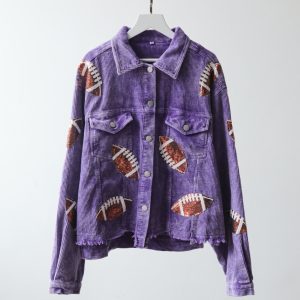 Chic Y2K Corduroy Jacket for Trendy Coquette and Grunge Aesthetic Outfits