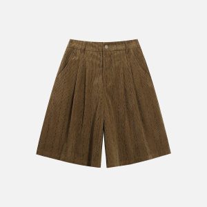 Chic Y2K Corduroy Shorts for Effortless Coquette Aesthetic Outfits