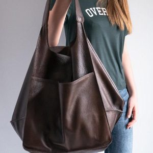 Chic Y2K Fashion Large Capacity Tote Bag - Perfect for Coquette and Grunge Aesthetics