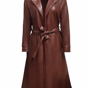 Chic Y2K Lapel Belt Coat for Stylish Coquette and Grunge Aesthetic Outfits