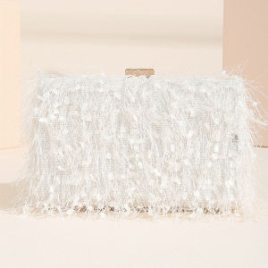 Chic Y2K Tassel Clutch - Trendy Coquette Aesthetic Handbag for Stylish Outfits