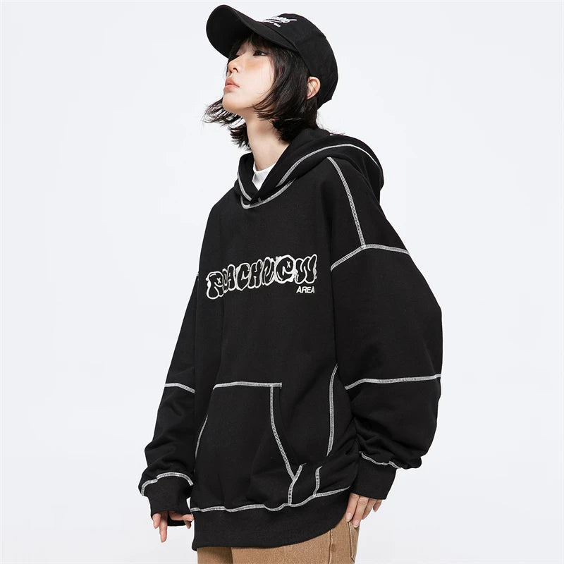 Chill Zone Y2K Graphic Hoodie - Comfy Aesthetic Top for Grunge and Coquette Styles