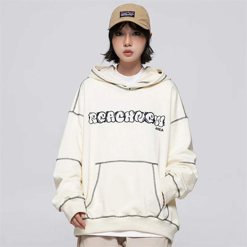 Chill Zone Y2K Graphic Hoodie - Comfy Aesthetic Top for Grunge and Coquette Styles