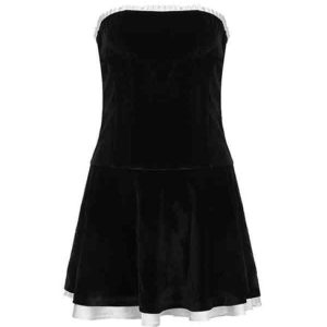 Cinch Waist Slim Bateau Collar Mini Dress - Y2K Aesthetic Cute Dress for Stylish Outfits