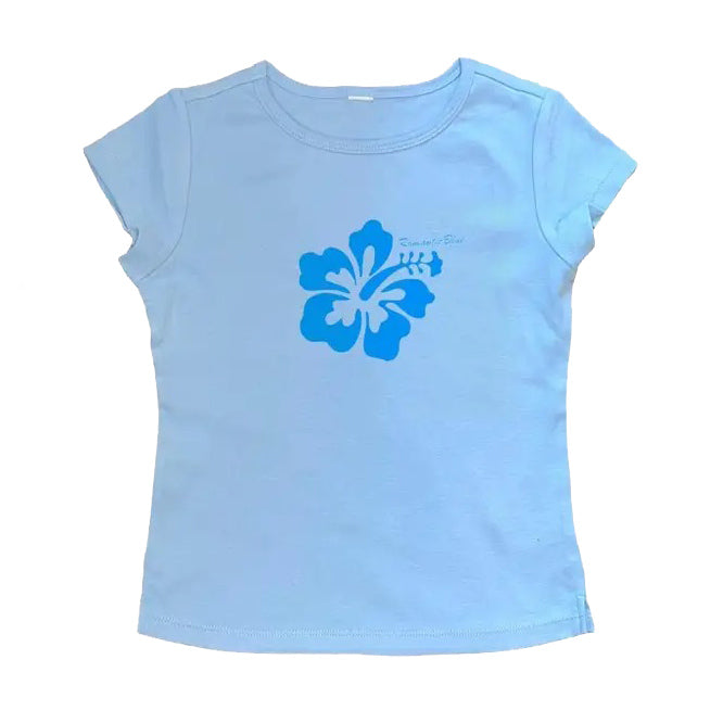 Coconut Girl Aesthetic Y2K Baby Tee - Cute Top for Coquette and Soft Girl Styles