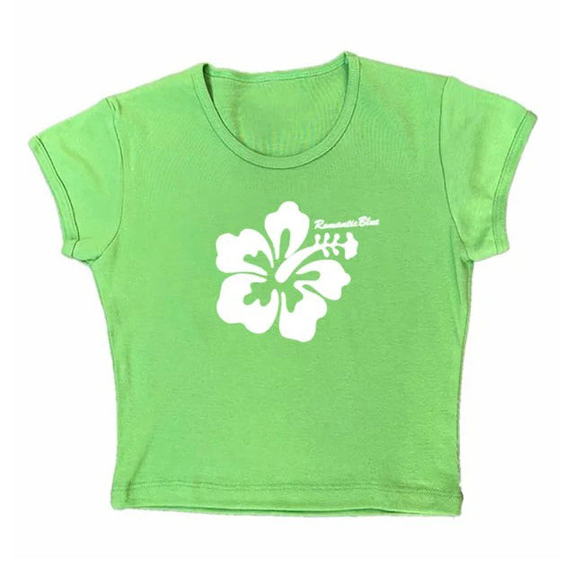 Coconut Girl Aesthetic Y2K Baby Tee - Cute Top for Coquette and Soft Girl Styles