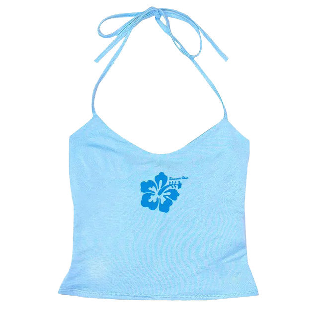 Coconut Girl Aesthetic Y2K Halter Top - Trendy Coquette Style for Summer Vibes