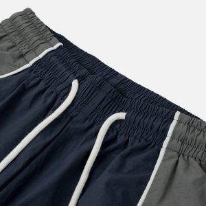 Color Blocked Y2K Athleisure Shorts for Trendy Outfits and Comfy Style