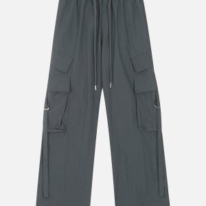 Color Blocked Y2K Cargo Pants for Trendy Aesthetic Outfits and Comfy Street Style