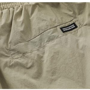 Comfy Loose Solid Color Sports Shorts for Y2K Aesthetic and Casual Outfits