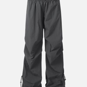 Comfy Y2K Style Wrinkle Track Pants for Effortless Aesthetic Outfits