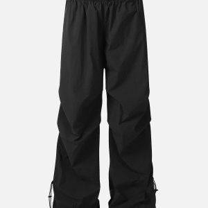 Comfy Y2K Style Wrinkle Track Pants for Effortless Aesthetic Outfits