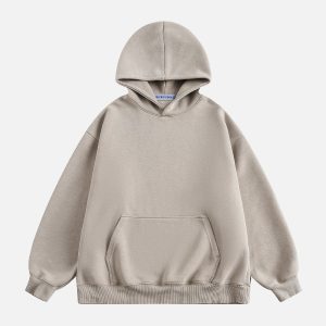 Comfy Y2K Washed Hoodie - Cute and Casual Aesthetic Top for Effortless Style