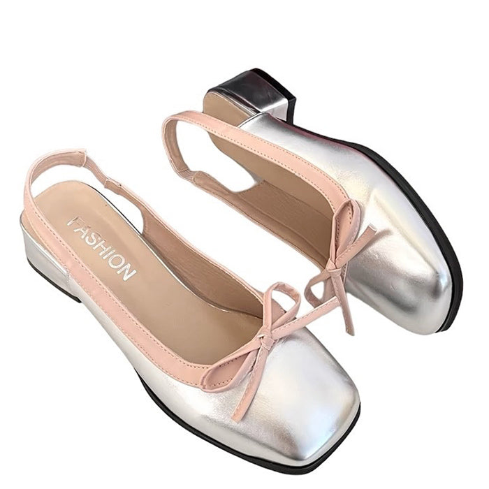 Coquette Aesthetic Bow Ballet Sandals for Y2K Fashion and Cute Outfits