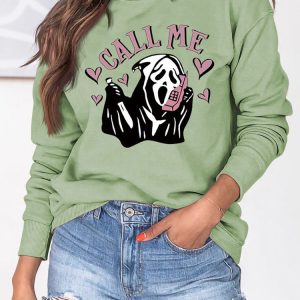 Coquette Aesthetic Call Me Sweatshirt - Y2K Fashion Comfy Hoodie for Cute Outfits