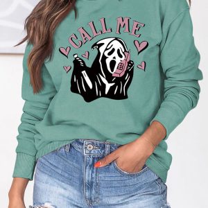 Coquette Aesthetic Call Me Sweatshirt - Y2K Fashion Comfy Hoodie for Cute Outfits