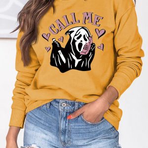 Coquette Aesthetic Call Me Sweatshirt - Y2K Fashion Comfy Hoodie for Cute Outfits