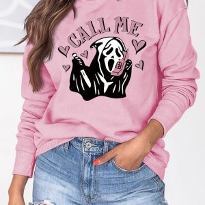 Coquette Aesthetic Call Me Sweatshirt - Y2K Fashion Comfy Hoodie for Cute Outfits