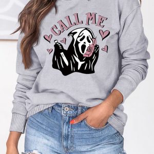 Coquette Aesthetic Call Me Sweatshirt - Y2K Fashion Comfy Hoodie for Cute Outfits