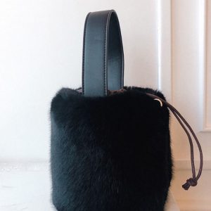 Coquette Aesthetic Fluffy Bucket Bag - Y2K Fashion Statement for Cute Outfits