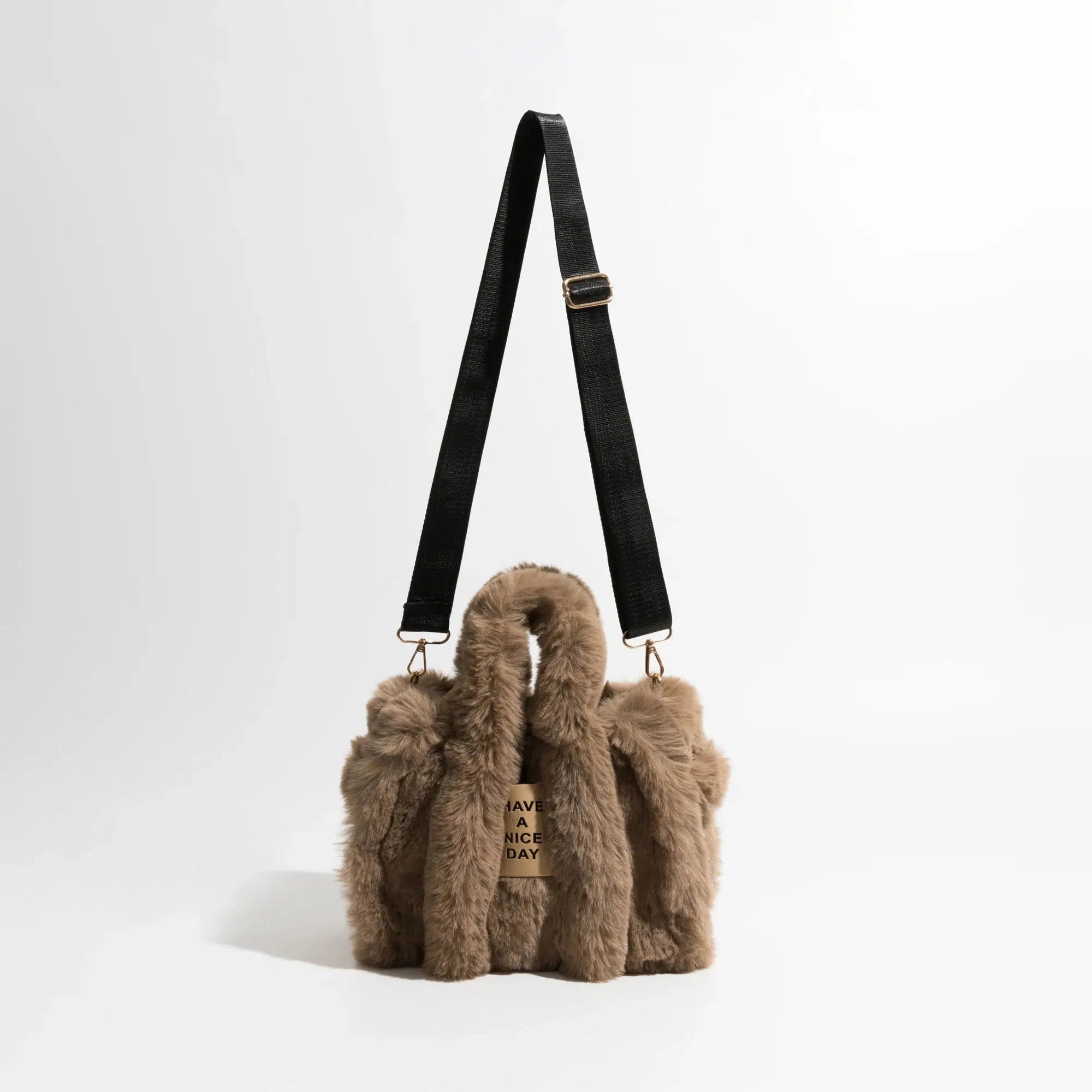 Coquette Aesthetic Fluffy Faux Fur Tote Bag for Y2K Fashion Lovers