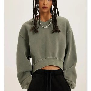 Coquette Aesthetic Women's Fleece Cropped Hoodie - Y2K Fashion Comfy Top