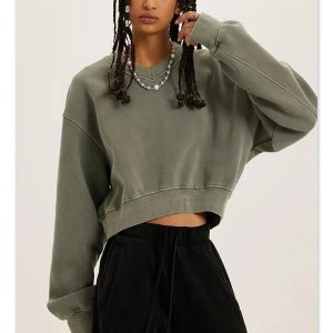 Coquette Aesthetic Women's Fleece Cropped Hoodie - Y2K Fashion Comfy Top