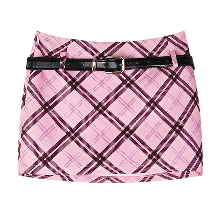 Coquette Style Pink Cargo Skirt - Y2K Fashion Essential for Aesthetic Outfits