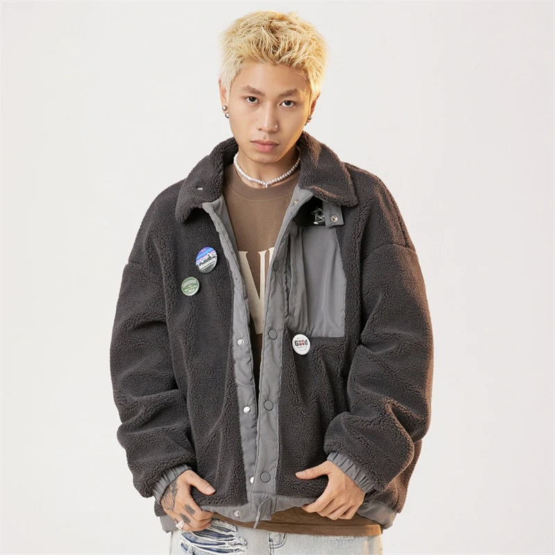 Cozy Arctic Breeze Fleece Jacket for Y2K Aesthetic and Grunge Style Outfits