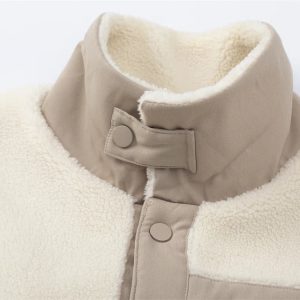 Cozy Arctic Breeze Fleece Jacket for Y2K Aesthetic and Grunge Style Outfits