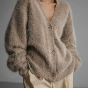 Cozy Calista Cocoon Cardi: Y2K Aesthetic Comfort for Effortless Style