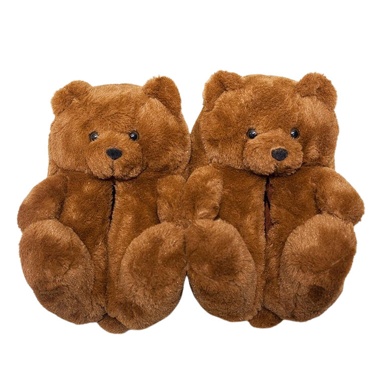 Cozy Hugging Teddy Bear Slippers for Ultimate Comfort and Cute Aesthetic Vibes