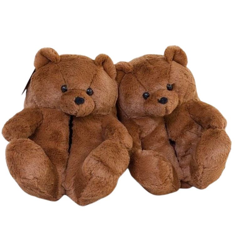 Cozy Hugging Teddy Bear Slippers for Ultimate Comfort and Cute Aesthetic Vibes