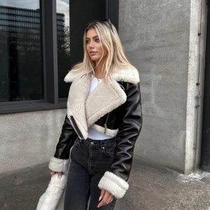 Cozy Nordic Nest Fleece Jacket for Y2K Aesthetic and Grunge Style Outfits